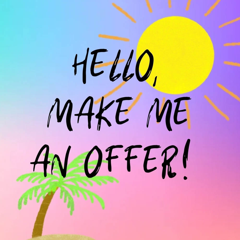 Hello, Feel Free To Send Over Reasonable Offers! Thanks!